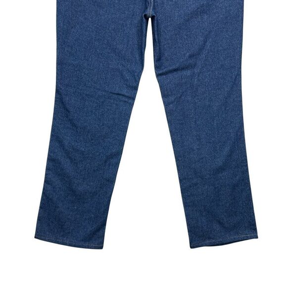 Wrangler Jeans Men's Size 38 Blue Flame Resistant Slim Fit Straight Leg Denim - Picture 8 of 12